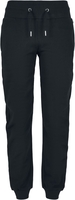 Urban Classics - Ladies Organic High Waist Sweat Pants - Trainingsbroeken - Vrouwen - zwart
