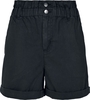 Urban Classics - Ladies’ Paperbag Shorts - Korte broek - Vrouwen - zwart