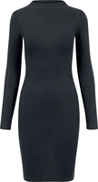 Urban Classics - Ladies Rib Dress - Korte jurk - Vrouwen - zwart