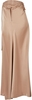 Urban Classics - Ladies Satin Midi Skirt - Lange rok - Vrouwen - beige