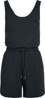 Urban Classics - Ladies Short Sleeveless Modal Jumpsuit - Jumpsuit - Vrouwen - zwart