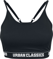 Urban Classics - Ladies Sports Bra - Bustier - Vrouwen - zwart