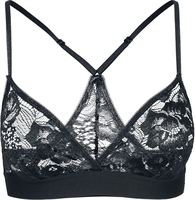 Urban Classics - Ladies Triangle Lace Bra - Bustier - Vrouwen - zwart