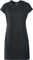 Urban Classics - Ladies Turtle Extended Shoulder Dress - Korte jurk - Vrouwen - zwart