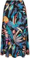 Urban Classics - Ladies Viscose Midi Skirt - Lange rok - Vrouwen - meerkleurig