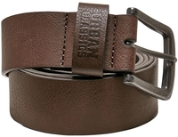 Urban Classics - Leather Imitation Belt - Riem - Unisex - bruin
