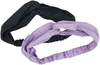 Urban Classics - Light Basic Headband 2-Pack - Haarband - Vrouwen - zwart lila