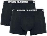 Urban Classics - Modal Boxer Shorts Double-Pack - Ondergoed - Mannen - zwart