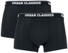 Urban Classics - Modal Boxer Shorts Double-Pack - Ondergoed - Mannen - zwart