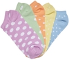 Urban Classics - No Show Socks Dots 5-Pack - Sokken - Unisex - meerkleurig