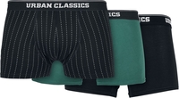 Urban Classics - Organic Boxer Shorts 3 Pack - Boxerset - Mannen - meerkleurig