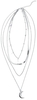 Urban Classics - Stars Layering halsketting - Halsketting - Vrouwen - zilverkleurig