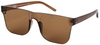 Urban Classics - Sunglasses Honolulu With Case - Zonnebril - Unisex - bruin
