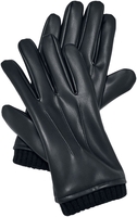 Urban Classics - Synthetic Leather Basic Gloves - Handschoenen - Unisex - zwart