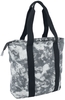 Urban Classics - Tie Dye Tote Bag - Katoenen tas - Unisex - zwart wit