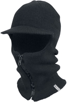 Urban Classics - Zipped Balaclava Visor - Beanie - Unisex - zwart