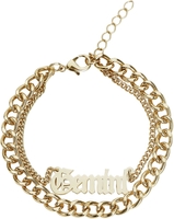 Urban Classics - Zodiac Golden Anklet Gemini - Enkelketting - Vrouwen - goudkleurig