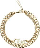 Urban Classics - Zodiac Golden Anklet Leo - Enkelketting - Vrouwen - goudkleurig