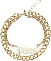 Urban Classics - Zodiac Golden Anklet Pisces - Enkelketting - Vrouwen - goudkleurig