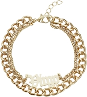 Urban Classics - Zodiac Golden Anklet Virgo - Enkelketting - Vrouwen - goudkleurig