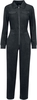 Urban Dance - Ladies Velvet Rib Boiler Suit - Jumpsuit - Vrouwen - zwart