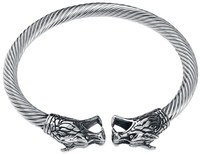 URBANTIMBER - Wölfe - Armband - Unisex - zilverkleurig