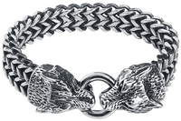 URBANTIMBER - Wölfe - Armband - Unisex - zilverkleurig