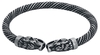 URBANTIMBER - Wölfe - Armband - Unisex - zilverkleurig