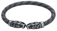 URBANTIMBER - Wölfe - Armband - Unisex - zilverkleurig