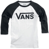 Vans - BY VANS Classic Raglan - Longsleeve - Unisex - zwart wit