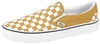 Vans - CLASSIC SLIP-ON Theory Checkerboard Golden Yellow - Sneakers - Vrouwen - geel wit