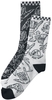 Vans - STRANGER MISS MATCH SOCKS NETFLIX STRANGER THINGS - Sokken - Unisex - zwart wit