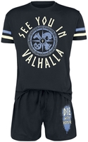 Vikings - Valhalla - See You In Valhalla! - Pyjama - Mannen - zwart
