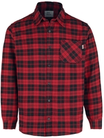 Vintage Industries - Riley Flannel Shirt - Flanellen overhemd - Mannen - rood