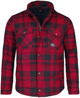 Vintage Industries - Square Padded Shirt - Flanellen overhemd - Mannen - rood