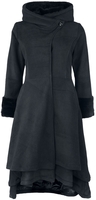 Vixxsin - Gloaming Coat - Lange jassen - Vrouwen - zwart