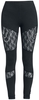 Vixxsin - Purgatory Leggings - Leggings - Vrouwen - zwart wit