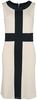 Voodoo Vixen - Contrast Stripe Shift Dress - Korte jurk - Vrouwen - beige zwart