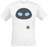 Wall-E - Eve Face - T-shirt - Mannen - wit