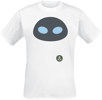Wall-E - Eve Face - T-shirt - Mannen - wit