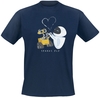 Wall-E - Wall-E and Eve Sparks Fly - T-shirt - Mannen - navy