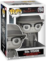 WandaVision - 50s Vision (B&W) (Kans op Chase) Vinylfiguur 714 - Funko Pop! - Unisex - multicolor