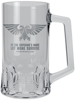 Warhammer 40.000 - Imperium - Bierkan - Unisex - transparant