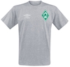 Werder Bremen - Umbro Crew Neck Tee - T-shirt - Mannen - heather grey