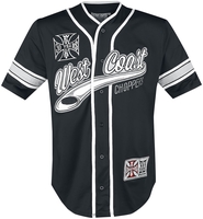 West Coast Choppers - 30 Years Anniversary Limited Baseball Jersey - Shirt met korte mouwen - Mannen - zwart wit