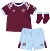 West Ham United - Baby thuisset - Body - Unisex - meerkleurig