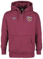 West Ham United - Umbro FZ Hood - Vest met capuchon - Mannen - bordeaux