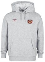 West Ham United - Umbro Oh Hood - Trui met capuchon - Mannen - grijs gemêleerd