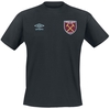 West Ham United - Umbro Small Logo Tee - T-shirt - Mannen - zwart