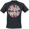 Who,  The - Distressed Union Jack - T-shirt - Mannen - zwart
